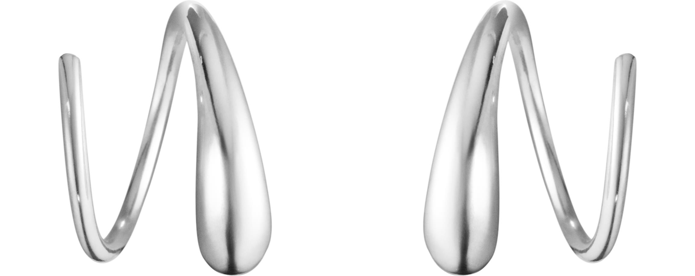 A Pair of Georg Jensen Sterling Silver Mercy Earrings