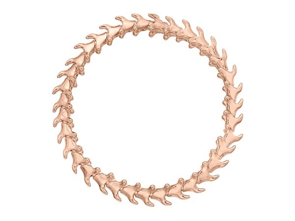 Shaun Leane Rose Gold Vermeil Serpents Trace Slim Bracelet