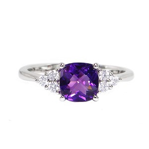 Jewellery as an Investment Amethyst Diamond Ring